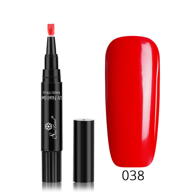 3 In 1 Gel Nail Varnish Pen Glitter One Step Nail Art Gel Polish Hybrid 3 In 1 Gel Nail Varnish Pen Glitter One Step Nail Art Gel Polish Hybrid